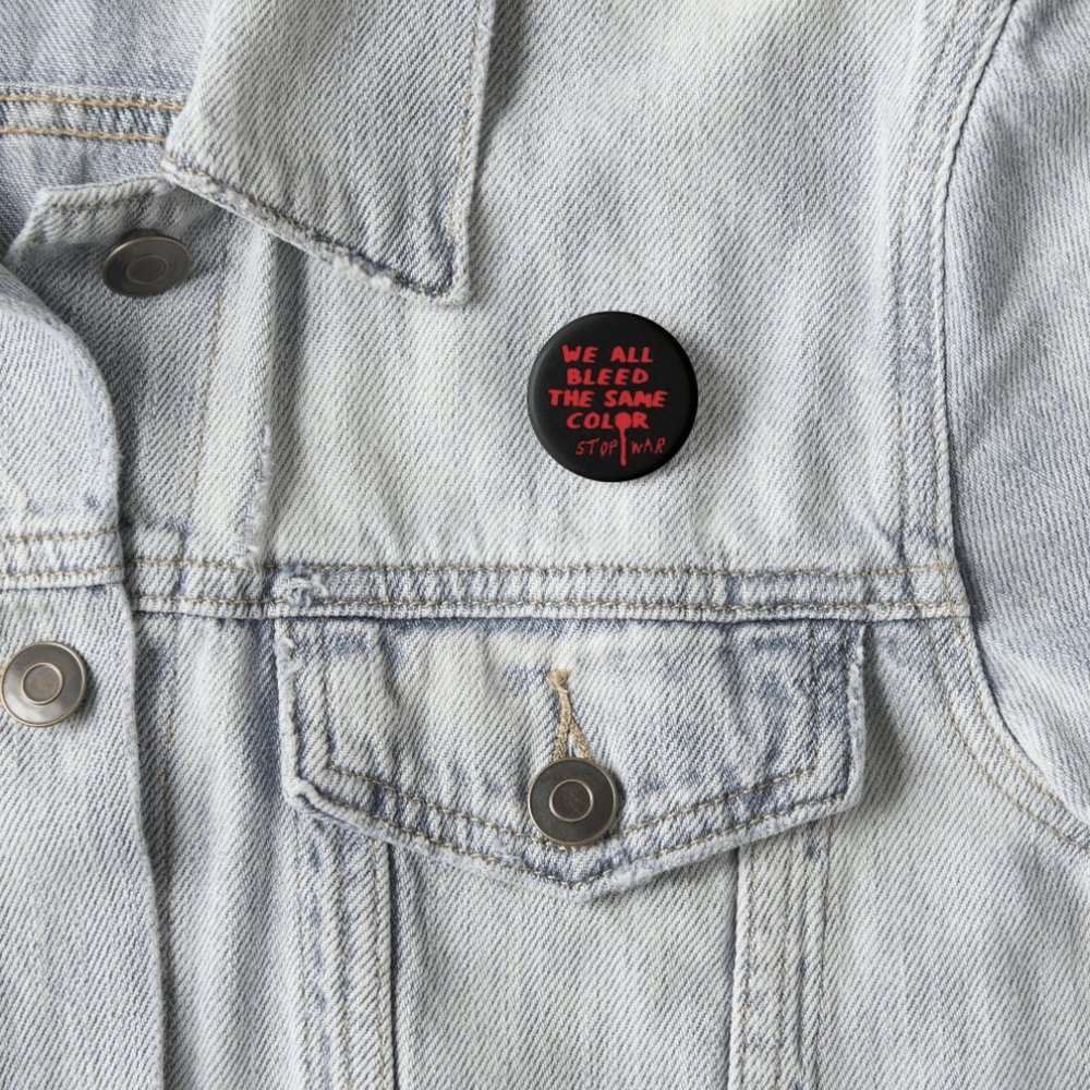 We All Bleed The Same Color Button - Picture 3 of 3